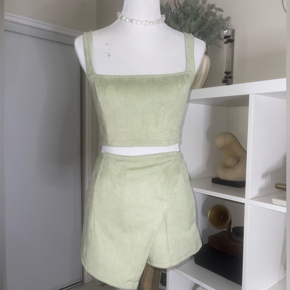 Green Two-Piece Set